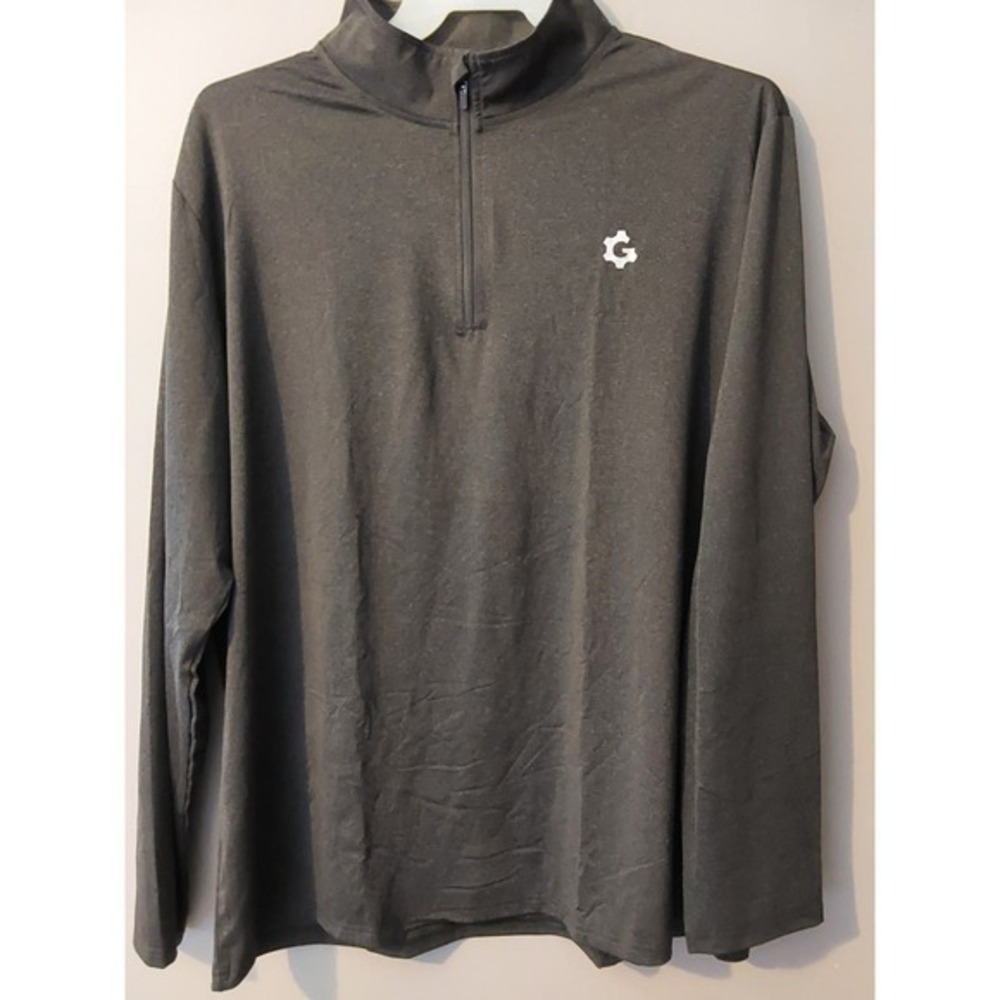 NWOT-Men's JumGear‎ 1/4 Zip Pullover Size XL Dark Gray